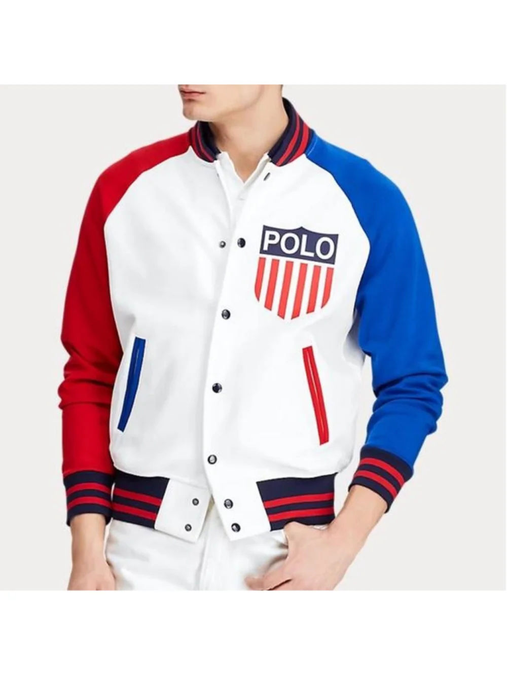 Polo Ralph Lauren Polo Shield Baseball Jacket - Size M